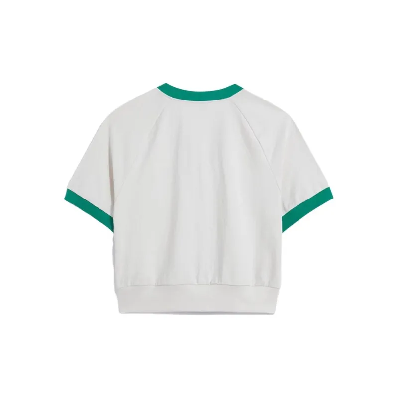 GAP T Shirts Women's White Green Patchwork-1