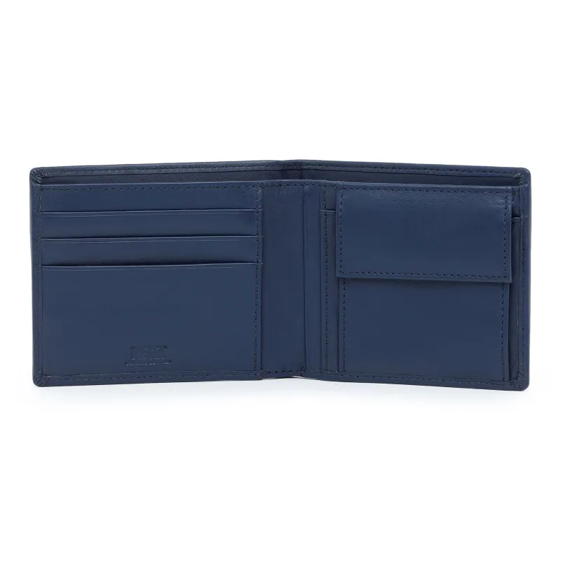 DIESEL Cow Leather Wallet Regular Men's Marine Blue-2