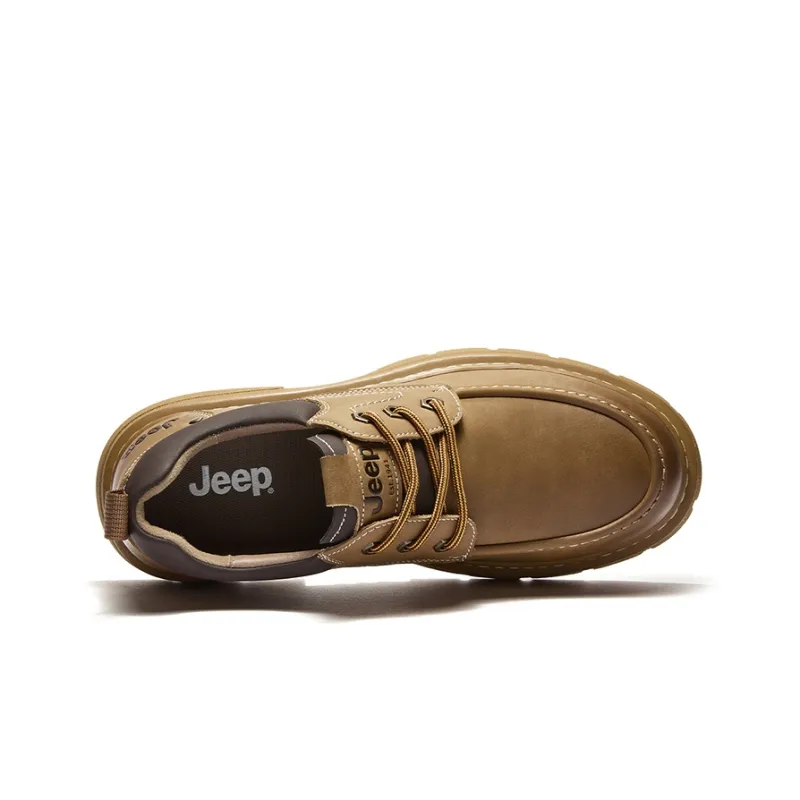 Jeep Martin Boots Men Yellow, Khaki-10
