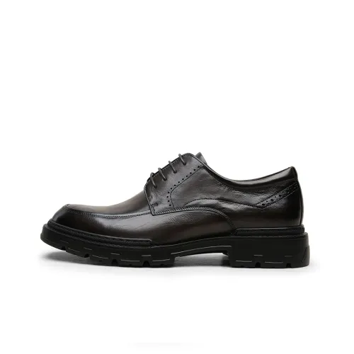 GOLDLION Dress Shoes Men Low-Top