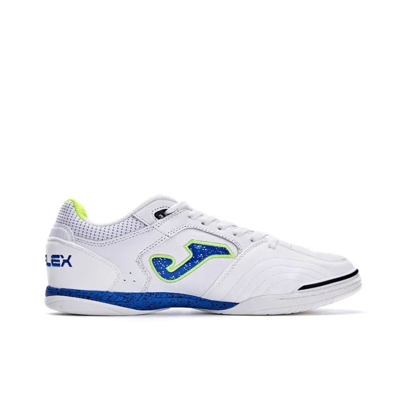 Joma IC/IN Anti Slip Wear Resistant Soccer Shoes Men's White-1