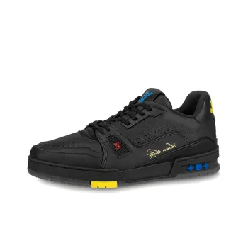 LOUIS VUITTON Trainer 'Black Leather'