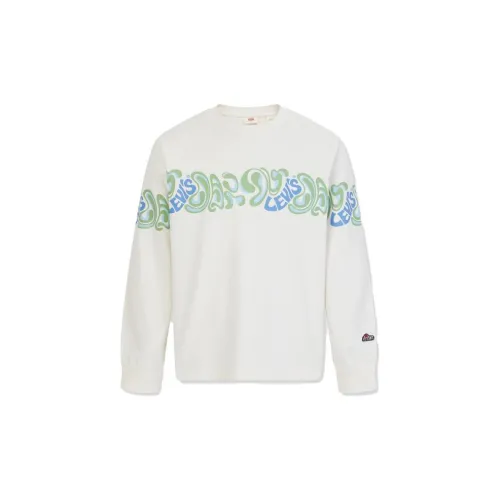 Levis Sweatshirt Men Off White