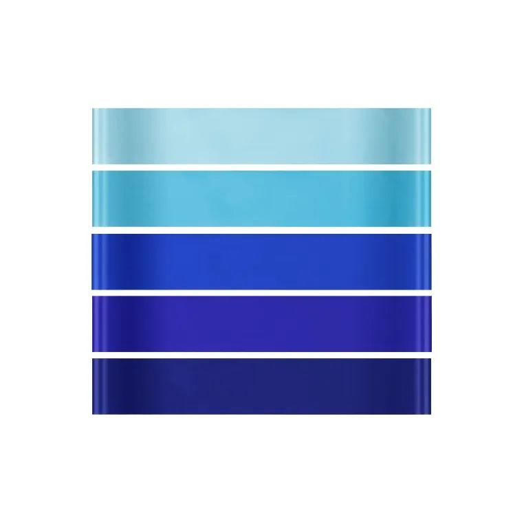 BSELEON Resistance Bands Gradient Blue-8