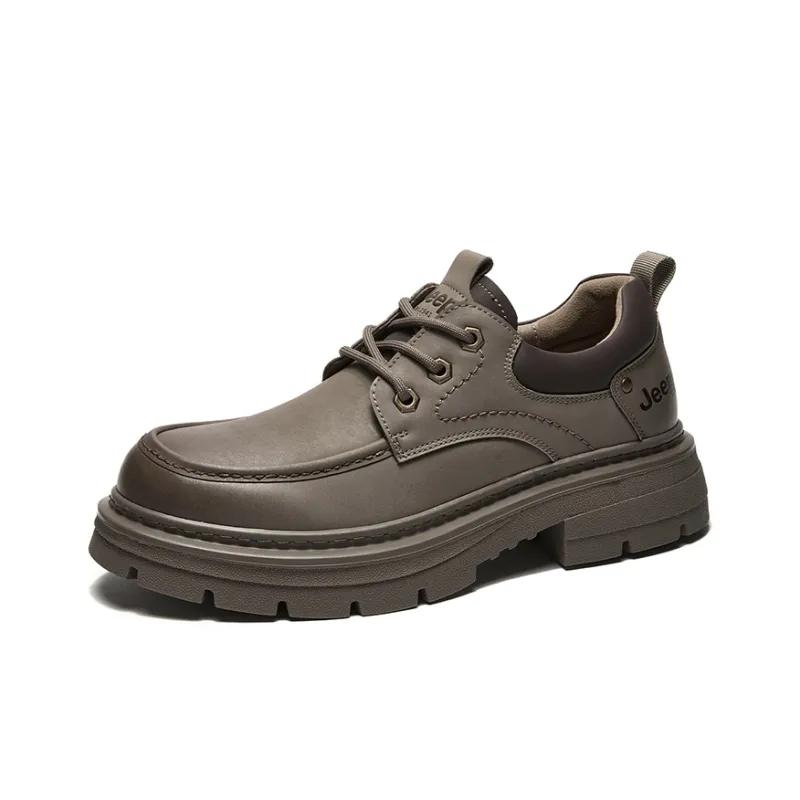 Jeep Martin Boots Men Yellow, Khaki-1