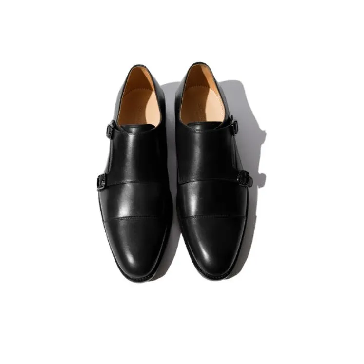 SCAROSSO Monk Strap Shoes-3