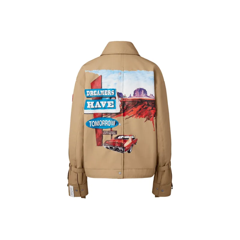 Canada Goose Rokh X Matt McCormick Co-branded Series Jackets Unisex Khaki-1