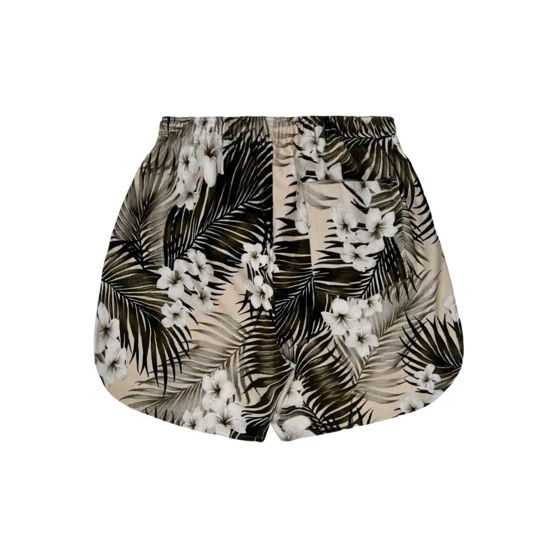 JUNGLE GURL Loose Fit Casual Shorts Unisex Gold-1