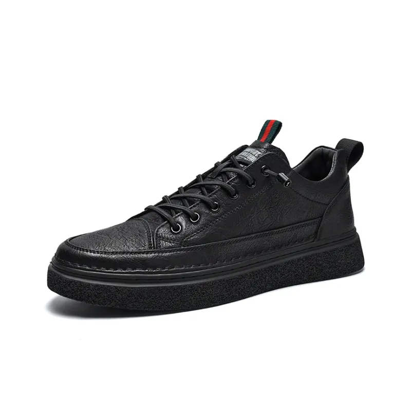 AOKANG Low Top Skateboard Shoes Men's Black-1