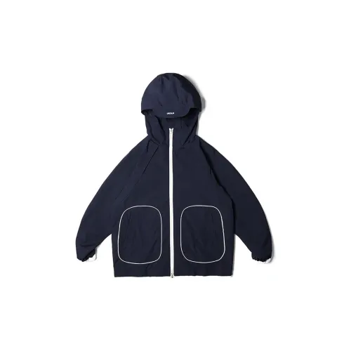 UNCALM Jackets Unisex Navy Blue