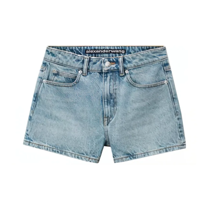 Alexander Wang Crystal pattern High waisted Shorts-1