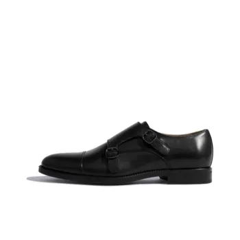 SCAROSSO Francesco Almond Toe Monk Shoes