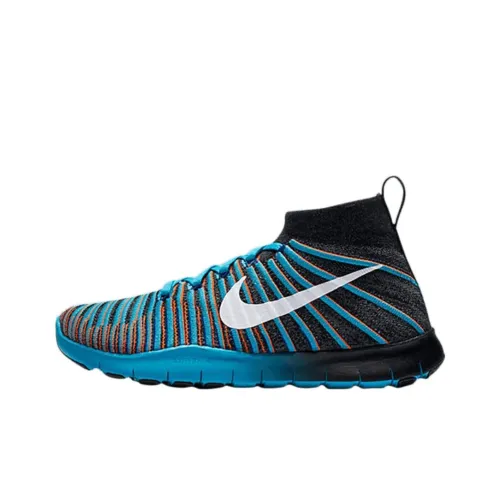 Nike Free TR Force Flyknit Black Chlorine Blue