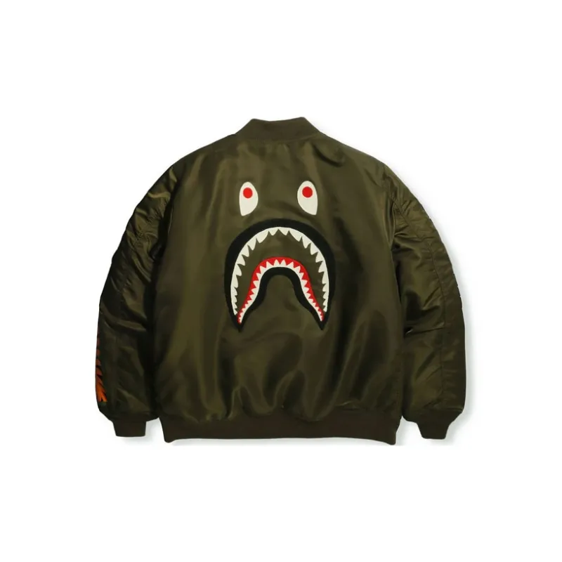 Bape Shark Loose Fit MA 1 Jacket FW21-3