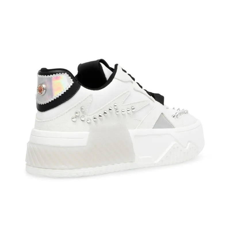STEVE MADDEN Low-Top Skateboard Shoes 4.8cm Women's White-2