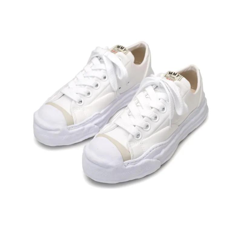 MIHARA YASUHIRO Hank Slip Resistant Low Top Skateboard Shoes Unisex White-2