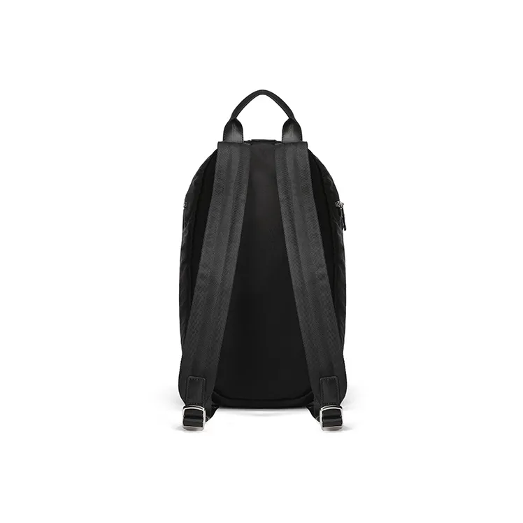 BABAMA Microfiber Synthetic Leather Backpack Regular Unisex Black-2