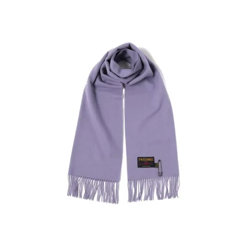 Beams Knit Scarves Women's Purple