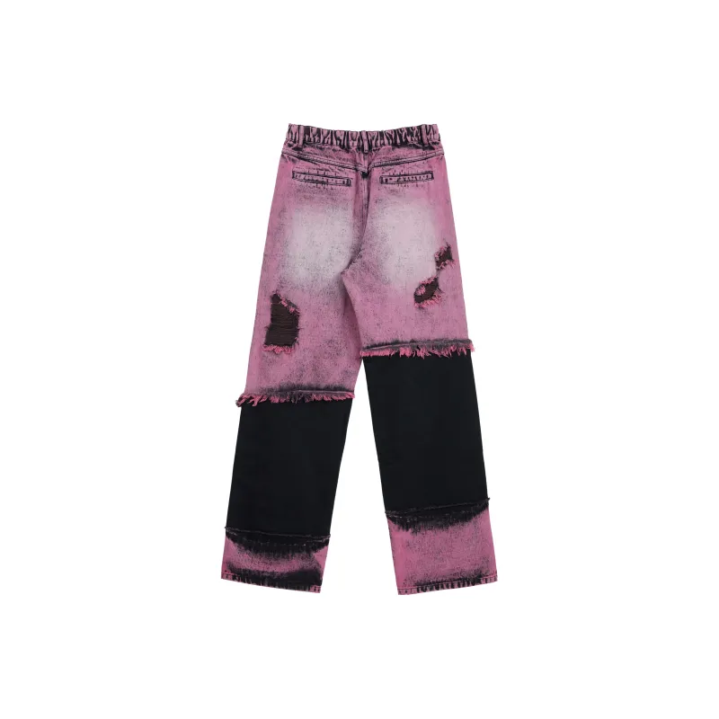 VANN VALRENCÉ Jeans Unisex Berry Purple-1