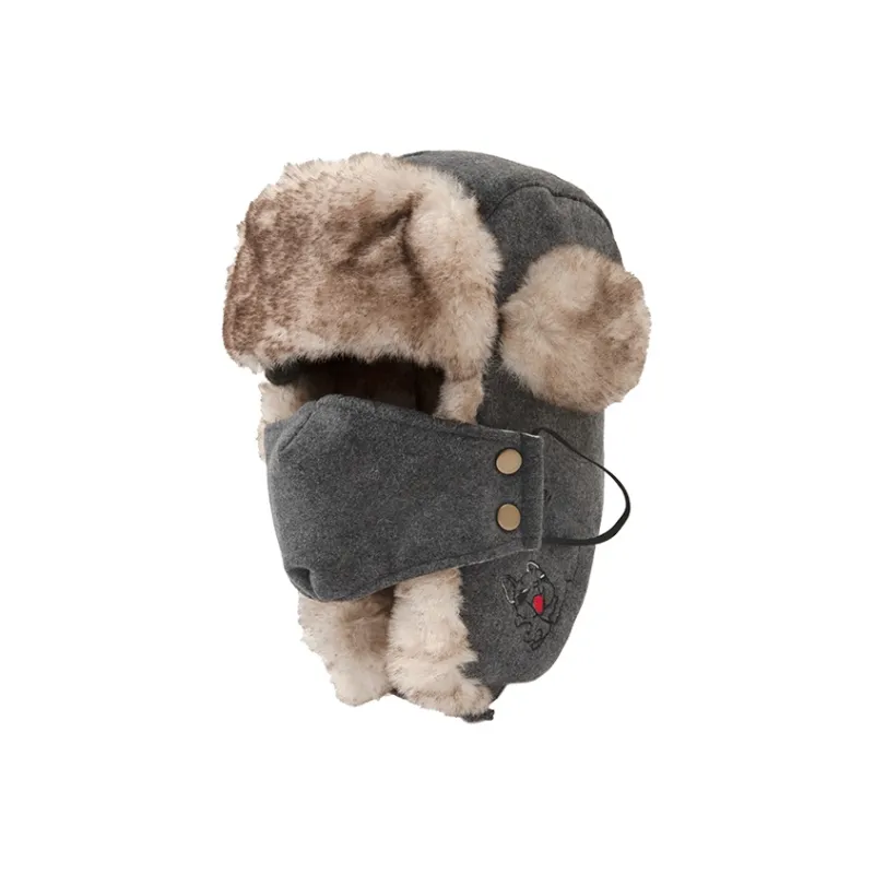 BAIJUAN Polyester Trapper Hats Unisex-6