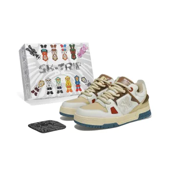 SK.TRIP Warm Wear Resistant Height Increasing Low Top Skateboard Shoes Unisex Mocha