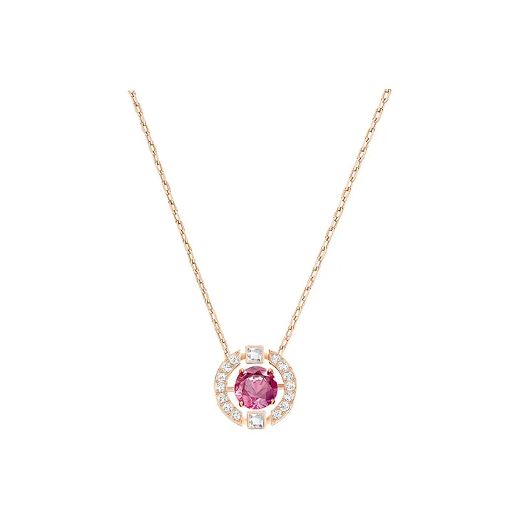Swarovski Alloy Necklaces Women's Red-0