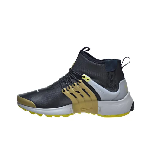 Nike Air Presto Mid Utility Black Yellow Streak