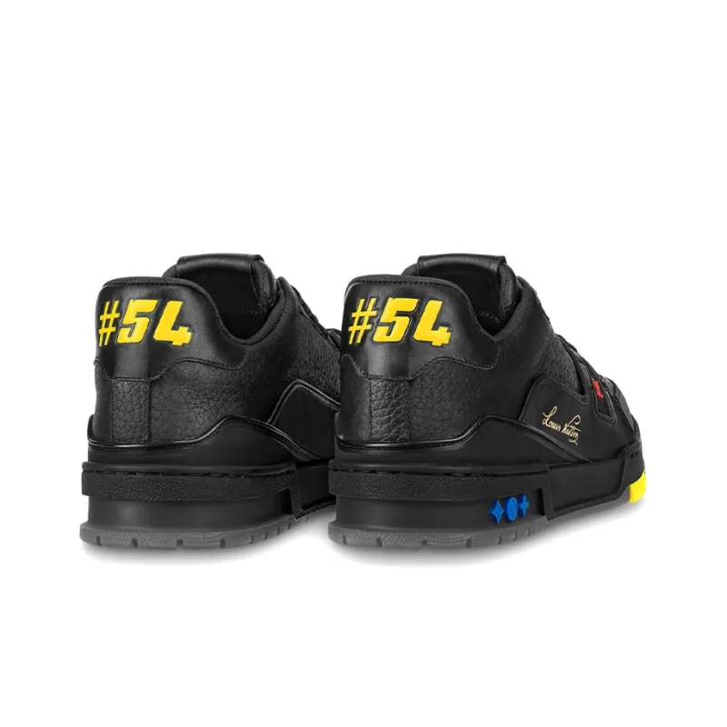 LOUIS VUITTON Trainer 'Black Leather'-3