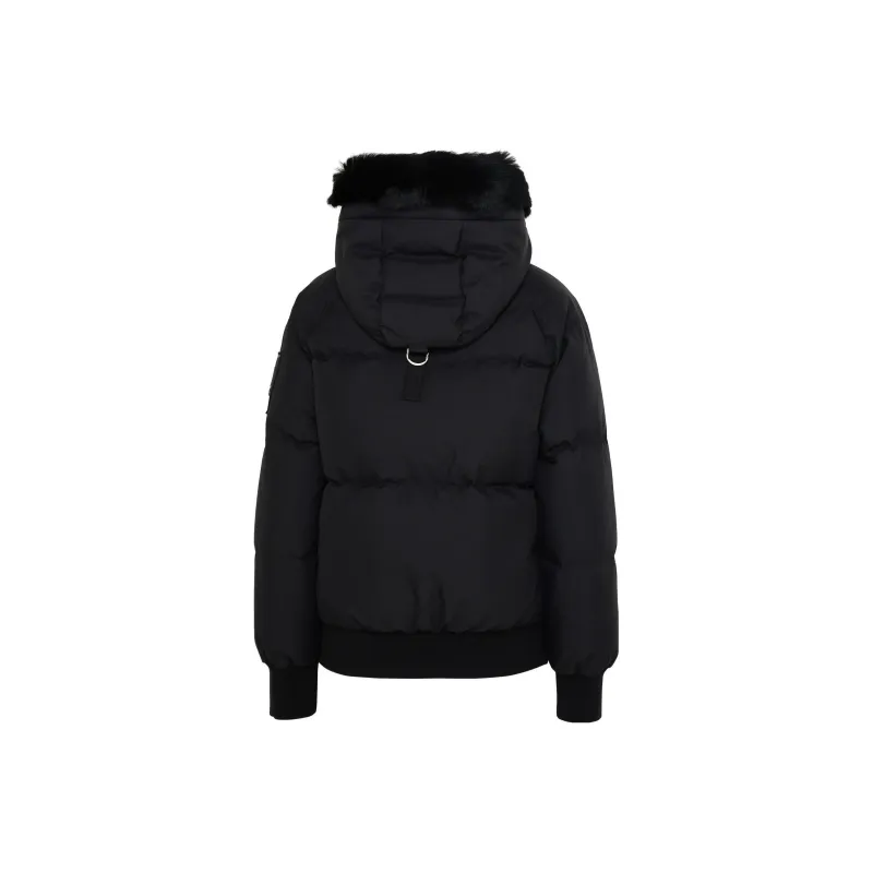 Moose Knuckles Buttoned Hooded Bomber Jacket-1