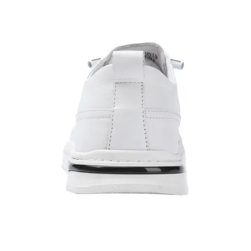 TIMOTHY&CO. Low Top Skateboard Shoes Men's White-3