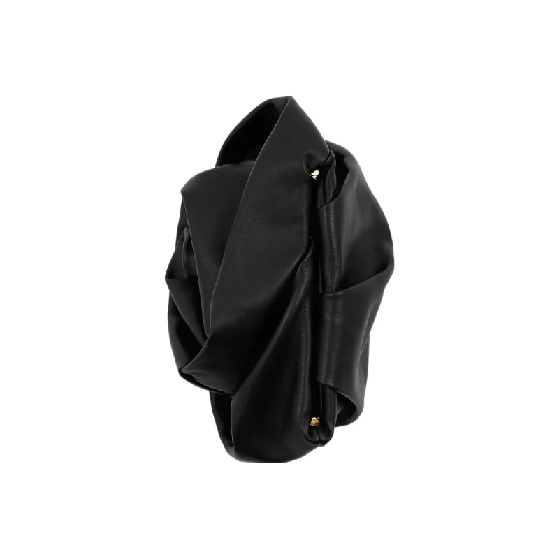 Burberry Lambskin Clutch Regular Women's Black-3