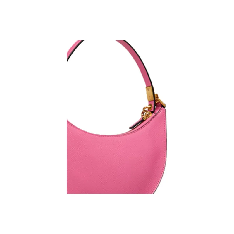Valentino Vlogo Grained Calfskin HOBO Bag Shoulder Bags Handbags Mini Women's Pink-3