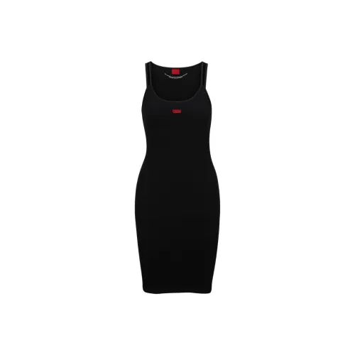 HUGO BOSS Sleeveless Dresses Women's Black