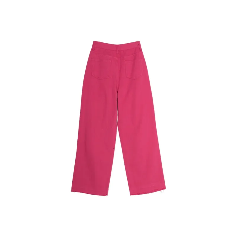 SETIROM Jeans Women's Rose Red-1