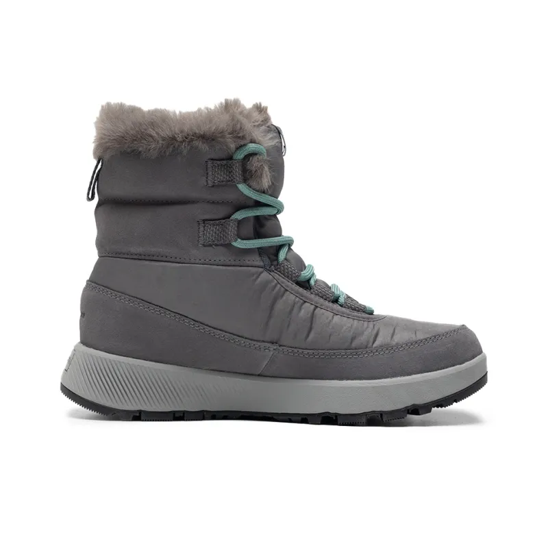 Columbia Slip Resistant, Abrasion Resistant, Thermal High Top Outdoor Shoes Women's Gray-1