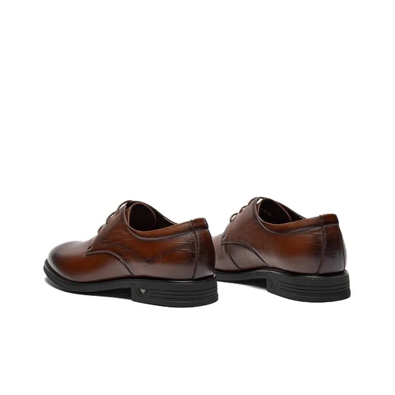 BASTO Dress Shoes Men Low Top Black/Brown-2