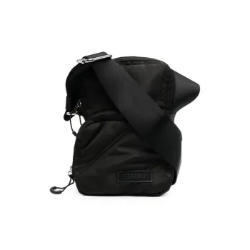 GANNI Quilted Tech Crossbody Bag