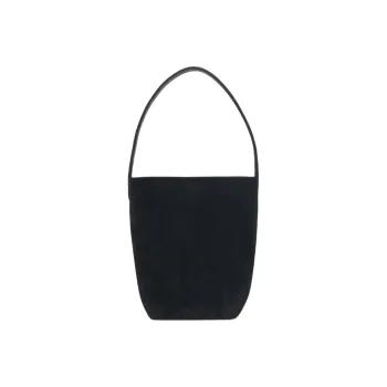 THE ROW N/S Park Cow Leather Tote Bag, Shopping Bag, Shoulder Bag, Handbag Trumpets Women's Black