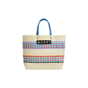 MARNI Basket Series Plastic Basket Bag Tote Bag Shopping Bag Handbag Small Size Women's Multicolor