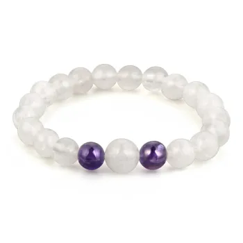 SIMPLE JOYS Crystal Beaded Bracelet Women's