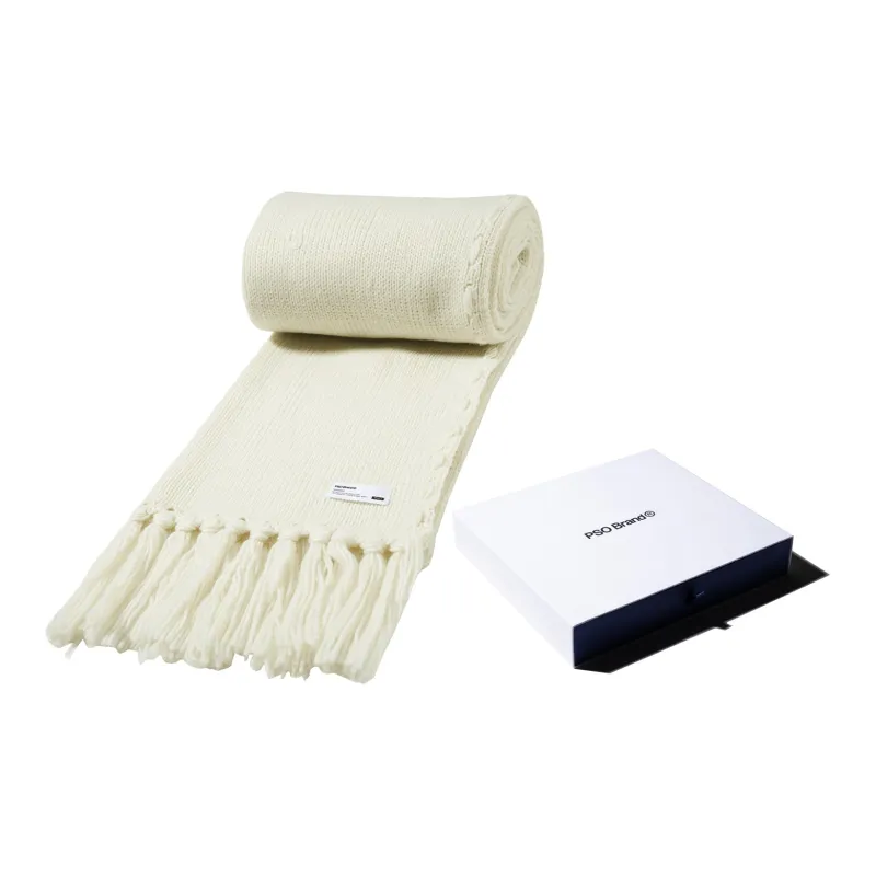 PSO Brand Knit Scarves Unisex-3