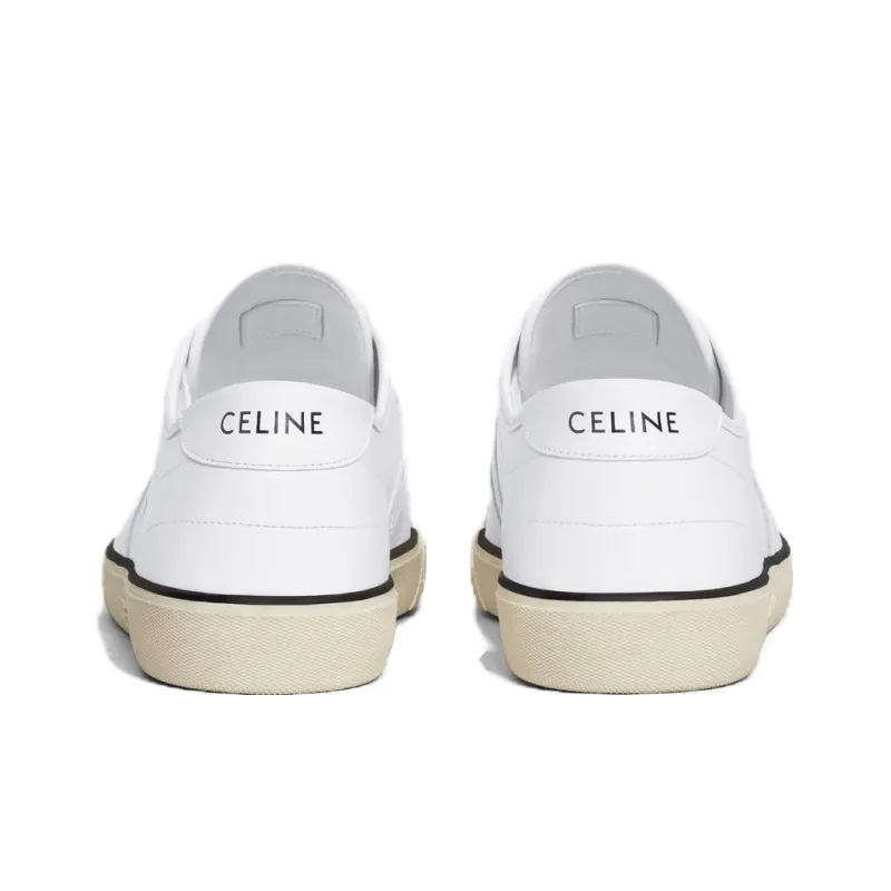 CELINE AS 01 ALAN Anti Slip Wear Resistant Low Top Skateboard Shoes Men's White-4