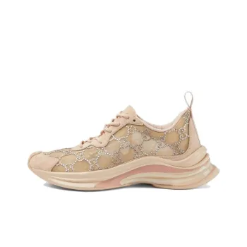 GUCCI Women's Run Sneaker 'GG Crystal Light Powder' Women's