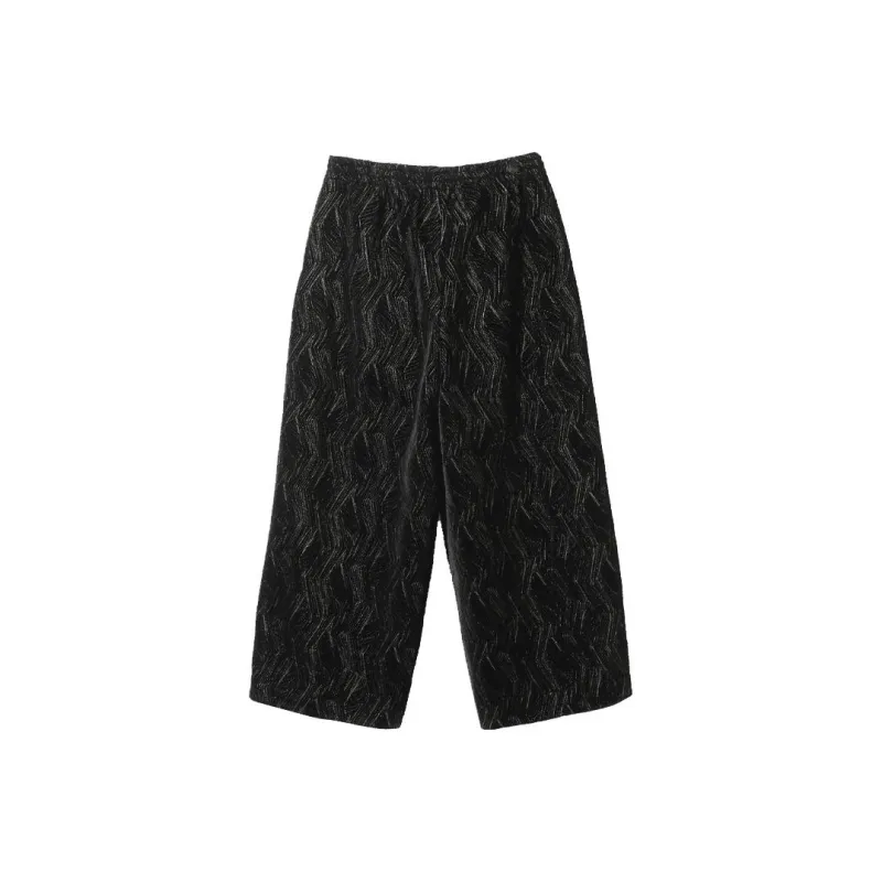 Needles Casual Pants Unisex Black-1