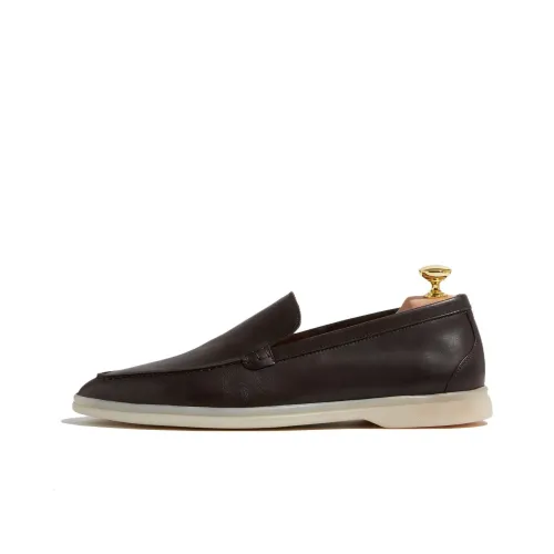 SCAROSSO Ludovico Round Toe Slip On Loafers