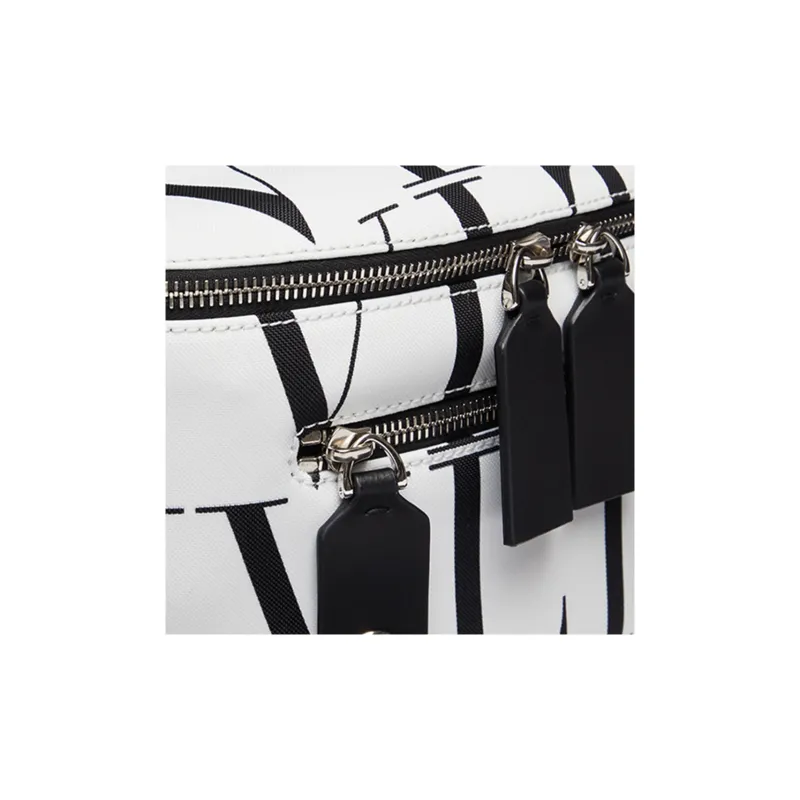 Valentino Nylon Sling Bags One Shoulder Crossbody Fanny Pack Men's White-4