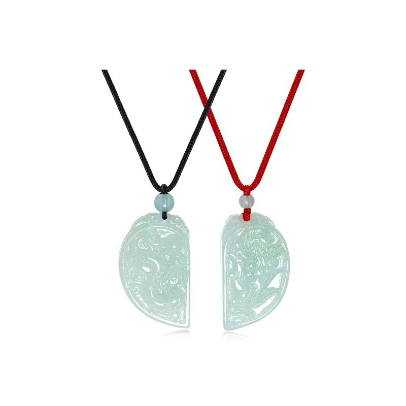 North Cain Bean Type Jadeite Pendants Unisex-6