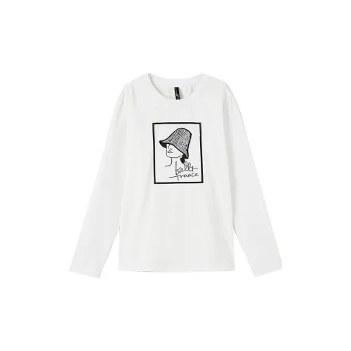 OUNIXUE T-Shirts Women's White