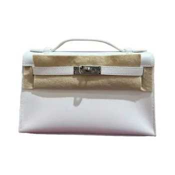 HERMES Mini Kelly Generation 1 Swift Leather Kelly Bag Handbags Regular Women's New White
