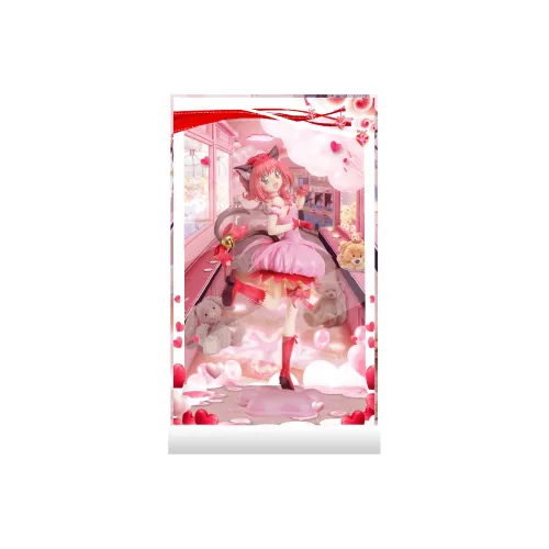 AOWOBOX Compatibility With F:NEX New Tokyo Cat Little Berry Cat Hand Puppet Display Case Model Accessories